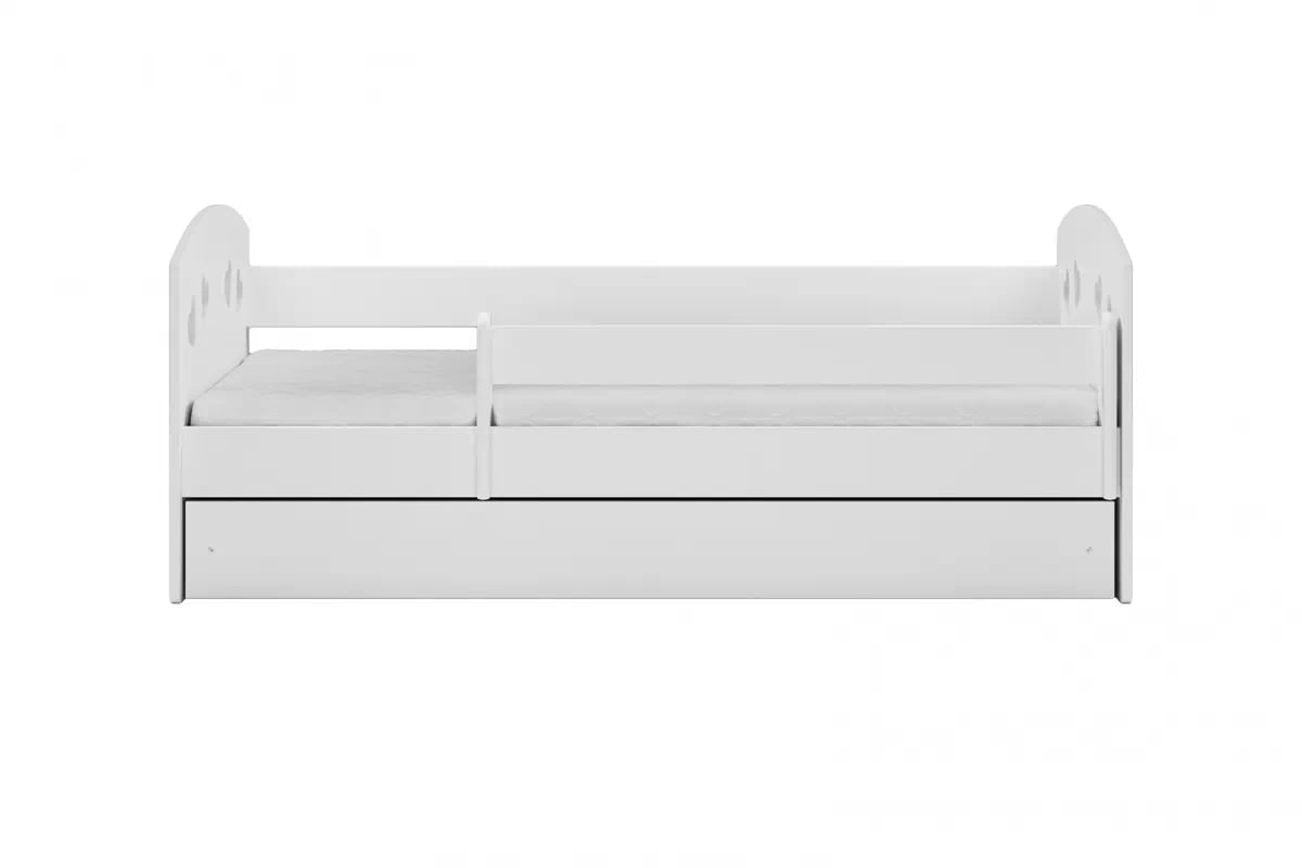 Dětská postel Pateri 80x160 cm se zásuvkou - bílá Postel dzieciece Pateri 80x160 cm z szuflada - bílá