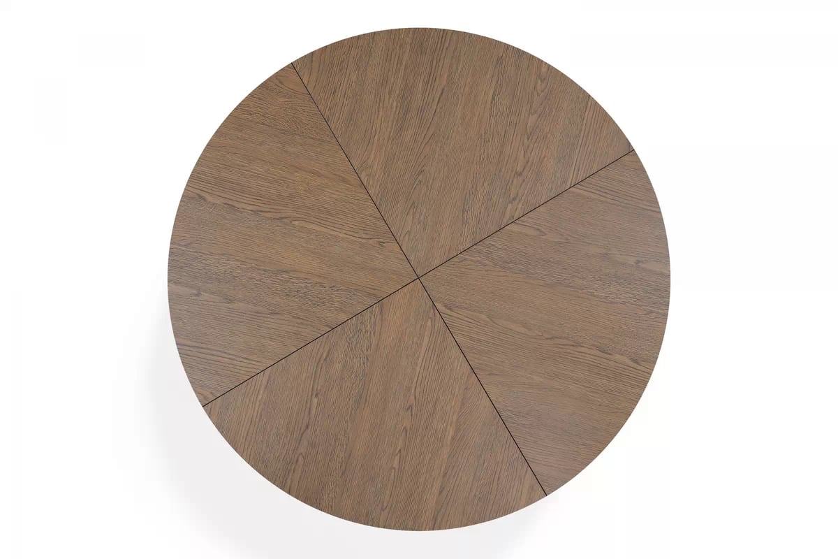 Rozkládací jídelní stůl Cedrus Rozeta 95-150 cm - dub belmont / černá Stůl Cedrus Rozeta 95/150 cm loftový rozkladany - dub belmont / černá