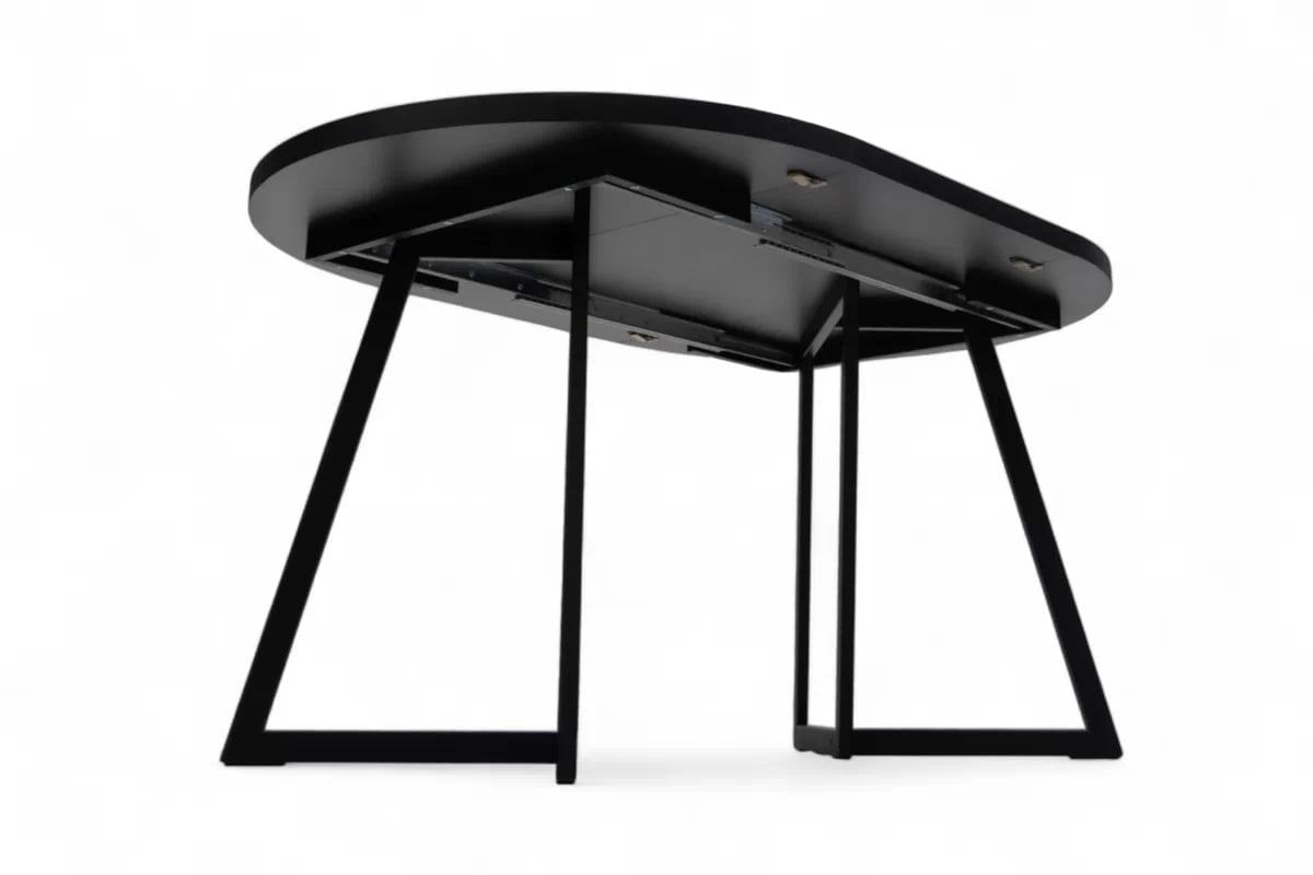 Rozkládací jídelní stůl Cedrus Rozeta 95-150 cm - dub belmont / černá Stůl Cedrus Rozeta 95/150 cm loftový rozkladany - dub belmont / černá