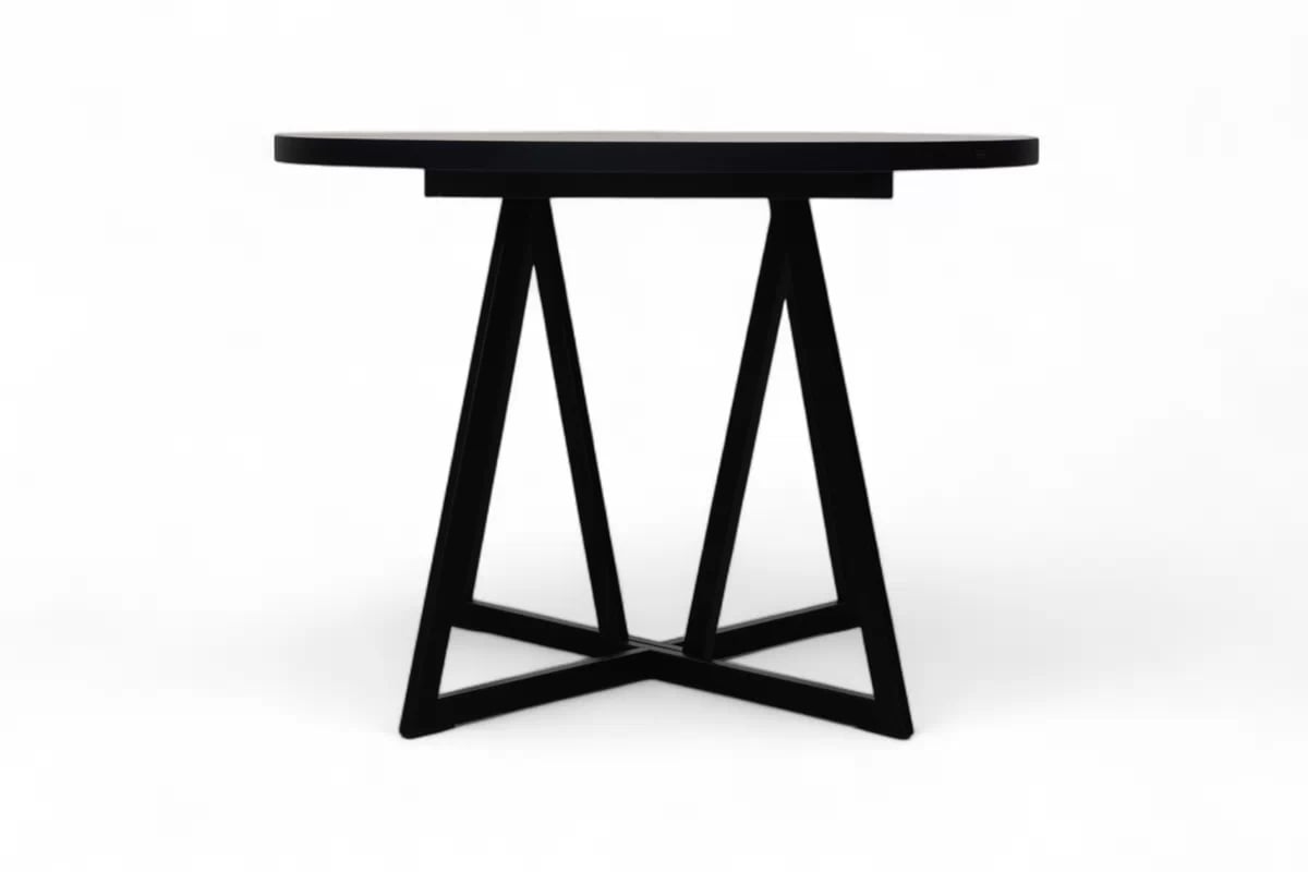 Rozkládací jídelní stůl Cedrus Rozeta 95-150 cm - dub belmont / černá Stůl Cedrus Rozeta 95/150 cm loftový rozkladany - dub belmont / černá