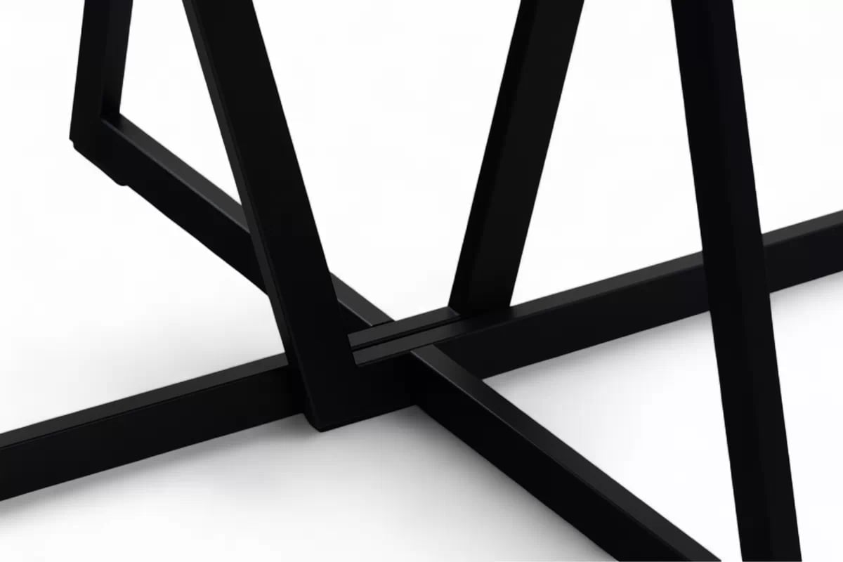 Rozkládací jídelní stůl Cedrus Rozeta 105-160 cm - dub estana / černá Stůl Cedrus Rozeta 105/160 cm loftový rozkladany - dub estana / černá