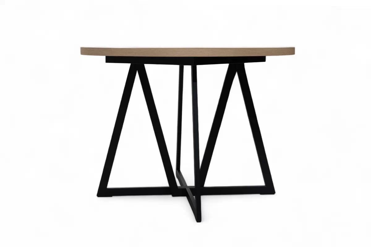 Rozkládací jídelní stůl Cedrus 95-150 cm - dub vinceza / černá Stůl Cedrus 95/150 cm loftový rozkladany - dub vinceza