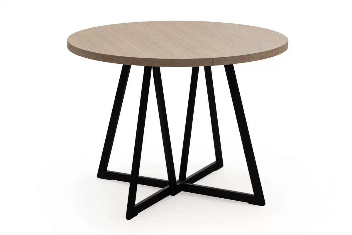 Rozkládací jídelní stůl Cedrus 95-150 cm - dub vinceza / černá Stůl Cedrus 95/150 cm loftový rozkladany - dub vinceza