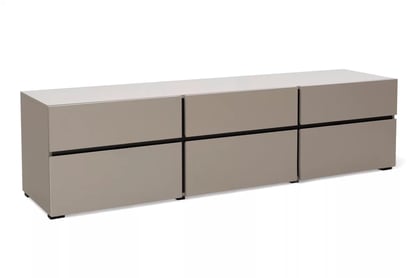 TV skrinka Gramon 180 cm so zásuvkami - congo / Čierny - Limitovaná ponuka expozície TV skrinka Gramon 180 cm so zásuvkami - congo / Čierny - Limitovaná ponuka expozície