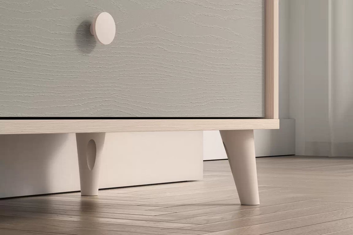 Komoda dziecieca Marla 90 cm se zásuvkami - piasek pustyni / šedá pallad - Omezená nabídka z expozice Komoda dziecieca Marla 90 cm se zásuvkami - piasek pustyni / šedá pallad - Omezená nabídka z expozice