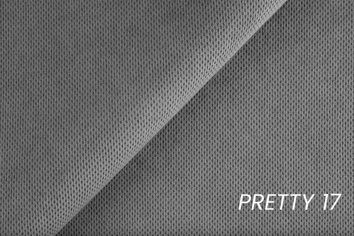 Rozkladacia rohová sedacia súprava Nardo L ľavá - sivý plyš Pretty 17 Rohová sedacia súprava Nardo L s funkciou spánku Ľavá strana - šedý plusz Pretty 17 