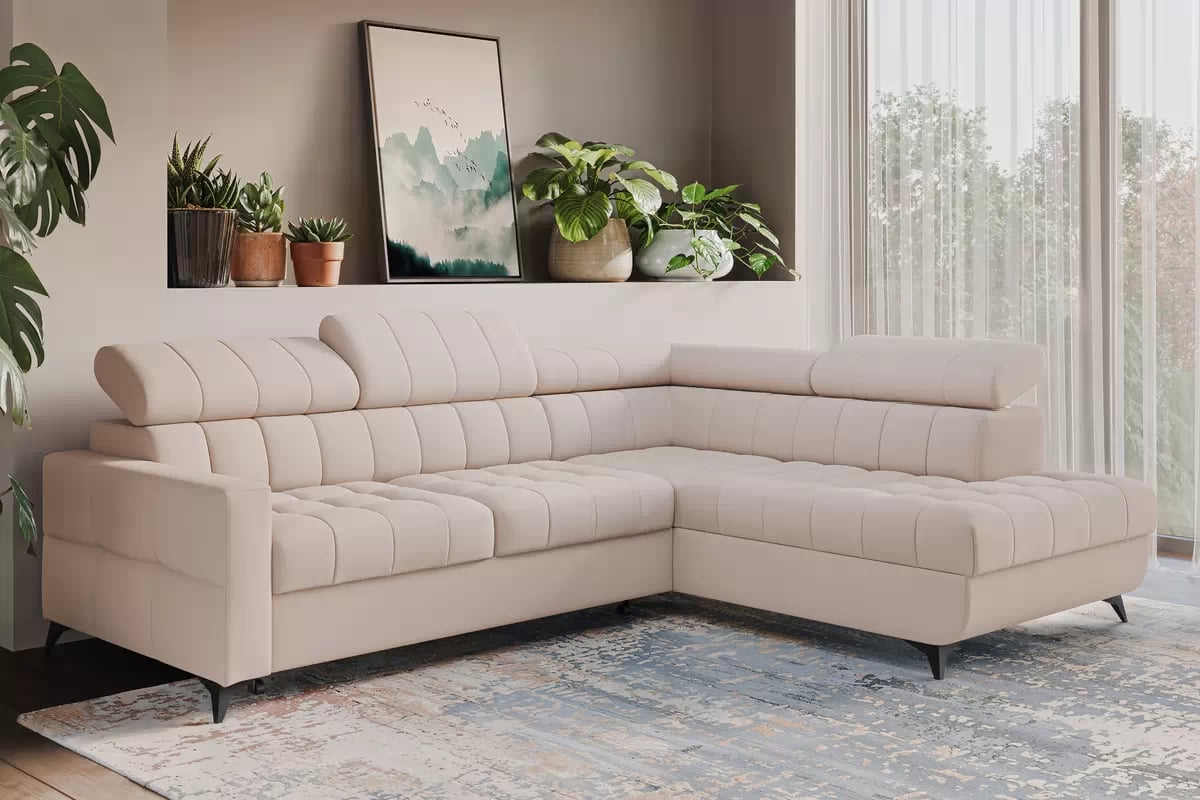 Rozkladacia rohová sedacia súprava Nardo L Rohová sedacia súprava Nardo L s funkciou spánku