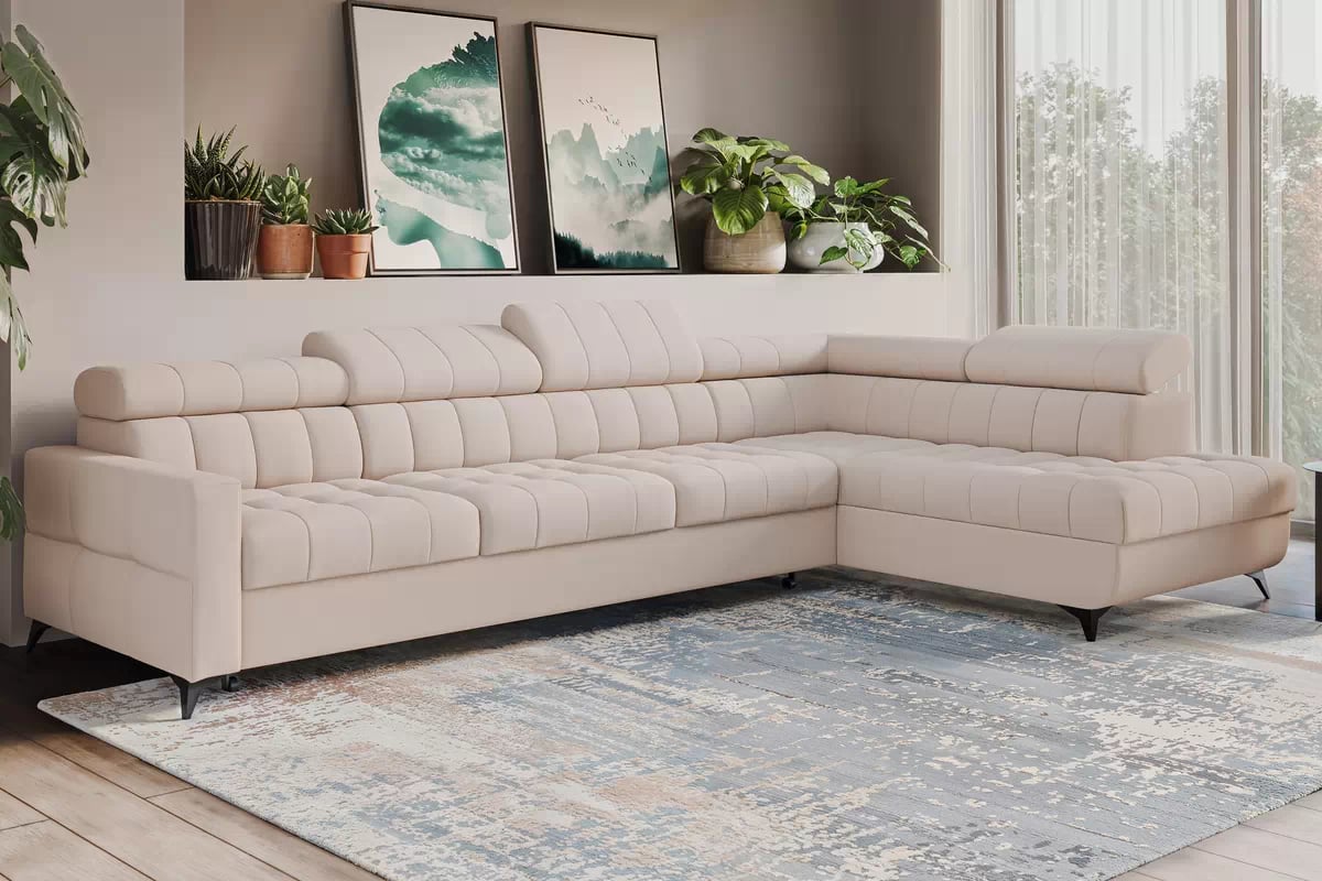 Rozkladacia rohová sedacia súprava Nardo Maxi Rohová sedacia súprava Nardo Maxi s funkciou spánku