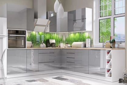 skříňka kuchyňská se třemi  zásuvkami Aspen D80S3 - šedý lesk skříňka kuchyňská se třemi  zásuvkami Aspen D80S3 - šedý lesk