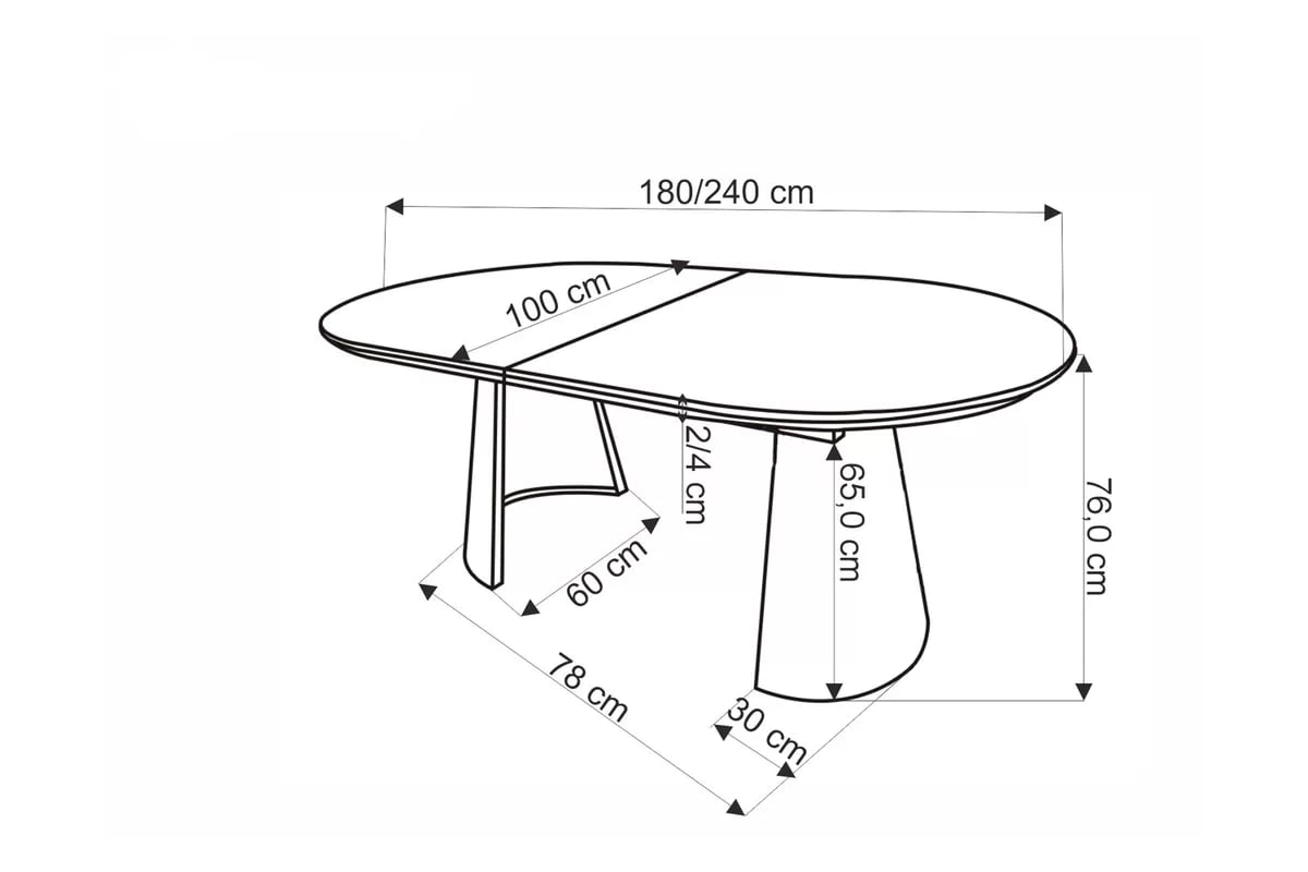 Rozkladací stôl Zavio a 4 stoličky Cario - prírodný, čierne nohy, béžová Stôl rozkladany Zavio z czterema krzeslami tapicerowanymi Arelis  - prírodné/čierny nožičky/béžový