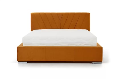 Postel pro ložnice Catalia 180x200 s úložným prostorem Catalia - hořčice samet hydrofobní  Monolith 48 Postel pro ložnice Catalia 180x200 s úložným prostorem Catalia - hořčice samet hydrofobní  Monolith 48