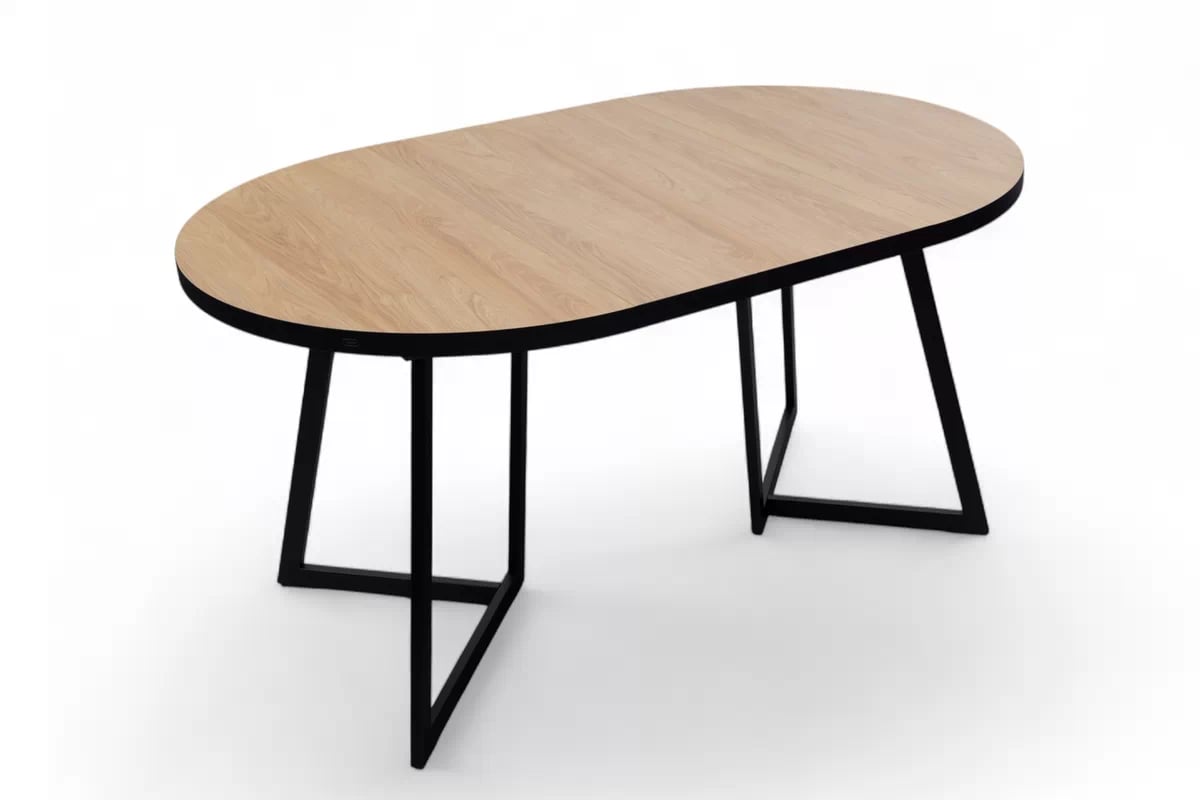 Rozkladací jedálenský stôl Cedrus Linear 105/160 cm a 4 stoličky Nerevio - dub hickory / sivá Komplet Stôl rozkladany Cedrus Linear 105/160 cm + 4 Stoličky Nerevio - Dub hikora / šedý