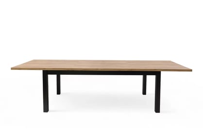 Rozkladací jedálenský stôl Werona 120-160x80 cm – dub wotan / čierne nožičky Stôl rozkladany do jedálne 120-160x80 cm Werona na drewnianych nogach - Dub wotan / čierny nožičky