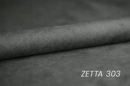 Rohová sedacia súprava Monrose L s funkciou spánku Ľavá strana - šedý zamat ľahkočistiaci Zetta 303  Rohová sedacia súprava Monrose L s funkciou spánku Ľavá strana - šedý zamat ľahkočistiaci Zetta 303 