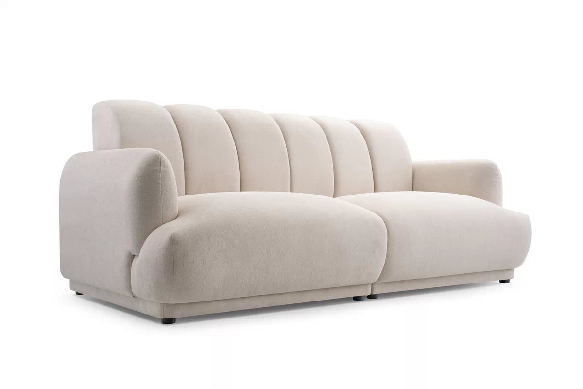 Pohovka Melvo do obývacího pokoje - béžová boucle Gerra 80 Pohovka Melvo pro obývacího pokoje - béžová bucle Gerra 80  