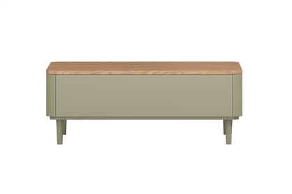 Konferenční stolek Amilio 100 cm se zásuvkami - eukalyptus / dub baltic dune stolek kawowy Amilio 100 cm se zásuvkami na nožkách - eukaliptus / dub baltic dune