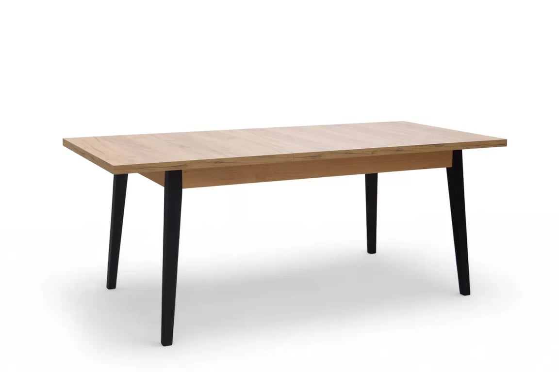 Stůl rozkladany Paris 140-180x80 cm - dub craft / černé nožičky Stůl rozkladany Paris 140-180x80 cm - dub craft / černé nožičky
