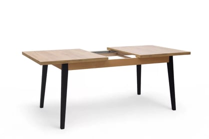 Stůl rozkladany Paris 140-180x80 cm - dub craft / černé nožičky Stůl rozkladany Paris 140-180x80 cm - dub craft / černé nožičky