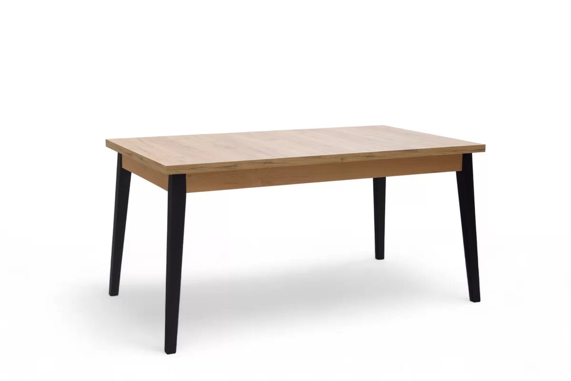 Stůl rozkladany Paris 140-180x80 cm - dub craft / černé nožičky Stůl rozkladany Paris 140-180x80 cm - dub craft / černé nožičky