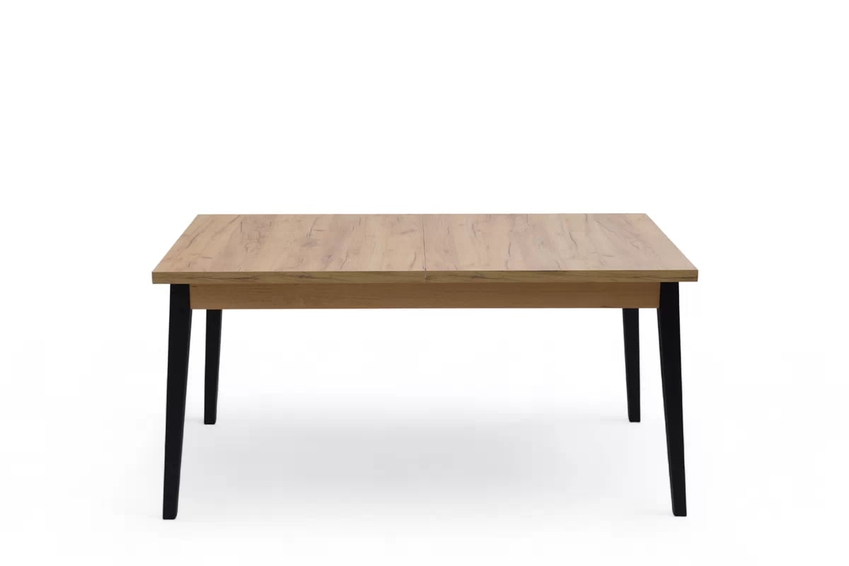Rozkládací jídelní stůl Paris - 140-180x80 cm - dub craft / černé nohy Stůl rozkladany Paris 140-180x80 cm - dub craft / černé nožičky