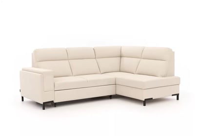 Rohová sedačka Loario L pravostranná so širokým, vyrezaným bokom - krémová látka Sand 03