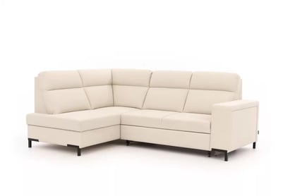 Rohová sedačka Loario L ľavostranná so širokým bokom - krémová látka Sand 03