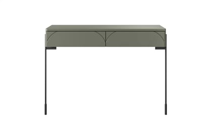 Konzolový stolík Sonatia 100 cm s dvoma zásuvkami - olivová Konzolový Stolík Sonatia 100 cm s dvoma zásuvkami  - Oliva
