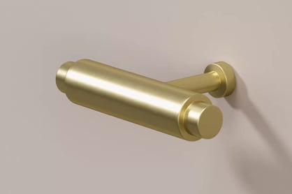 Konzolový Stolík závesná Lorini 100 cm so zásuvkami - kašmír / zlote úchyty T-bar Konzolový Stolík závesná Lorini 100 cm so zásuvkami - kašmír / zlote úchyty T-bar