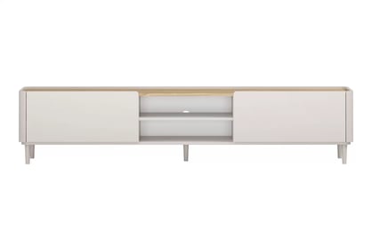 TV skrinka Elivo 220 cm na nôžkach - kašmír / Dub olejowany - Limitovaná ponuka expozície TV skrinka Elivo 220 cm na nôžkach - kašmír / Dub olejowany - Limitovaná ponuka expozície