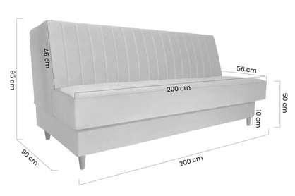 Rozkladacia pohovka Vigo s úložným priestorom - zelený zamat Kronos 19 / tmavý orech Pohovka Vigo rozkladana S vnútorným úložným priestorom- Zelený zamat Kronos 19 / tmavý orech 