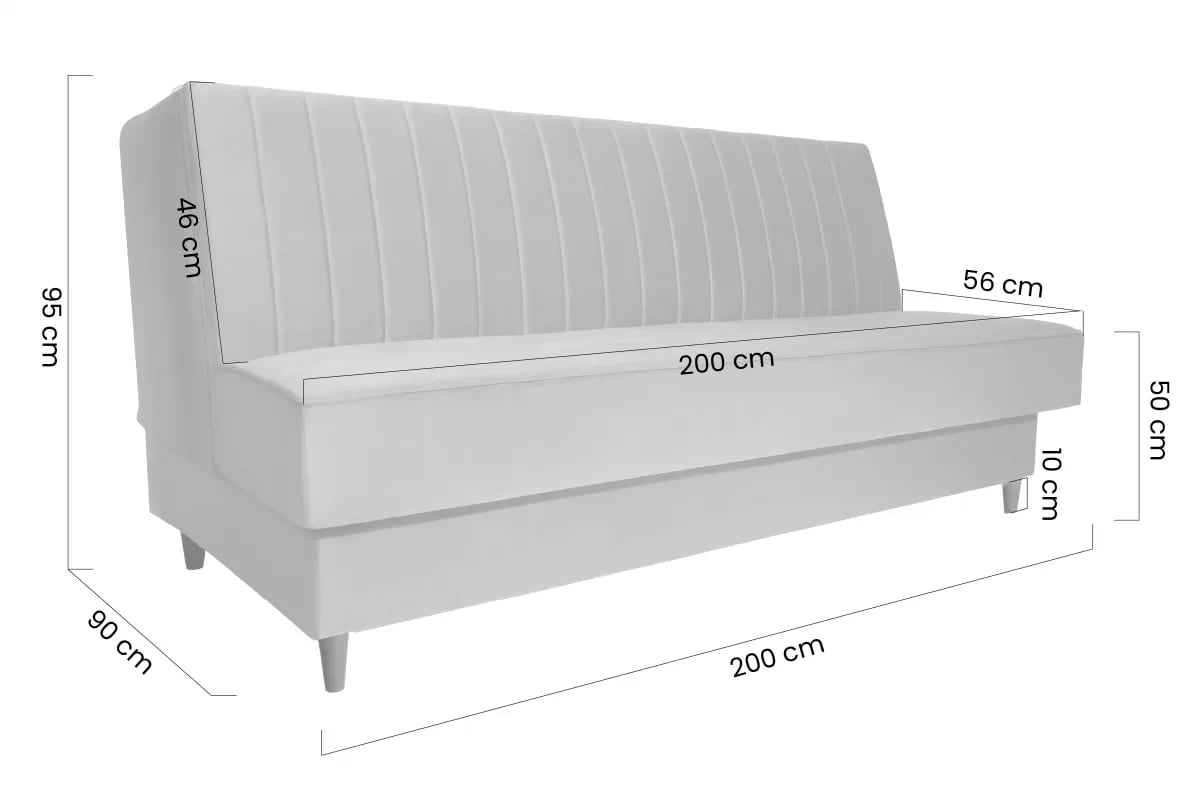 Rozkladacia pohovka Vigo s úložným priestorom - zelený zamat Kronos 19 / tmavý orech Pohovka Vigo rozkladana S vnútorným úložným priestorom- Zelený zamat Kronos 19 / tmavý orech 