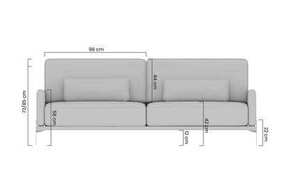 Pohovka s funkciou spánku Meloria - Béžová látka ľahkočistiaca Maya 01 - Koncovka Série Pohovka s funkciou spánku Meloria - Béžová látka ľahkočistiaca Maya 01 - Koncovka Série