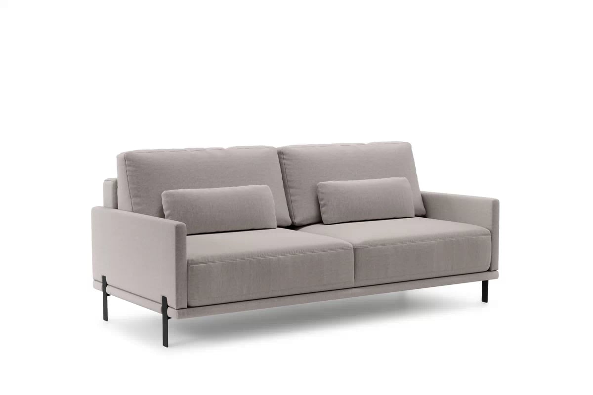 Pohovka s funkciou spánku Meloria - Béžová látka ľahkočistiaca Maya 01 - Koncovka Série Pohovka s funkciou spánku Meloria - Béžová látka ľahkočistiaca Maya 01 - Koncovka Série