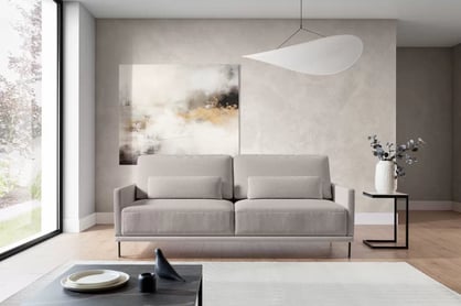 Pohovka s funkciou spánku Meloria - Béžová látka ľahkočistiaca Maya 01 - Koncovka Série Pohovka s funkciou spánku Meloria - Béžová látka ľahkočistiaca Maya 01 - Koncovka Série