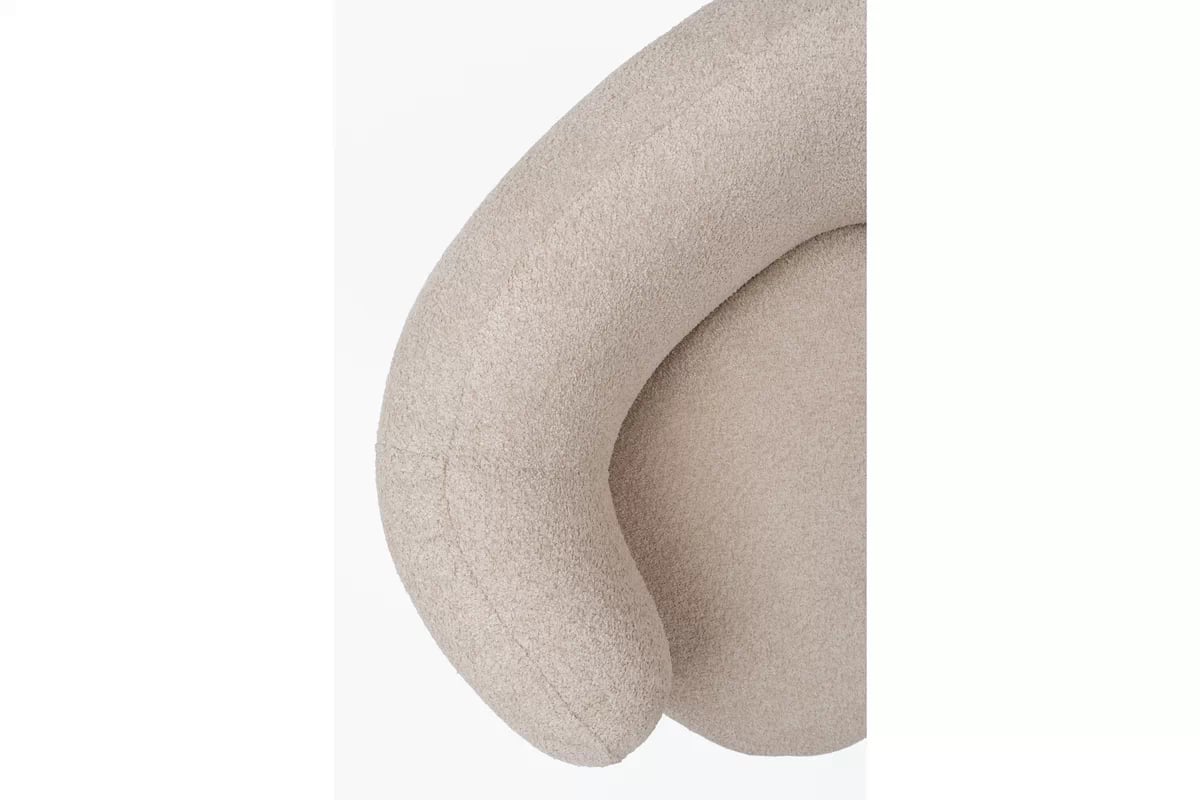 Relaxační křeslo Skindi - béžová bouclé Catch Me 02 Křeslo čalouněná Skindi - béžová bukla Catch Me 02