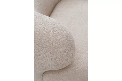 Relaxační křeslo Skindi otočné - béžová bouclé Catch Me 02 Křeslo čalouněná Skindi obrotowy - béžová boucle Catch Me 02