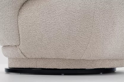 Relaxační křeslo Skindi otočné - béžová bouclé Catch Me 02 Křeslo čalouněná Skindi obrotowy - béžová boucle Catch Me 02