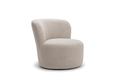 Relaxační křeslo Hygga - béžová bouclé Catch Me 02