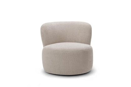 Relaxační křeslo Hygga - béžová bouclé Catch Me 02 Křeslo čalouněná Hygga - béžová boucle Catch Me 02