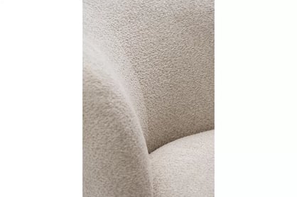 Relaxační otočné křeslo Hygga - béžová bouclé Catch Me 02 Křeslo čalouněná Hygga obrotowy - béžová boucle Catch Me 02