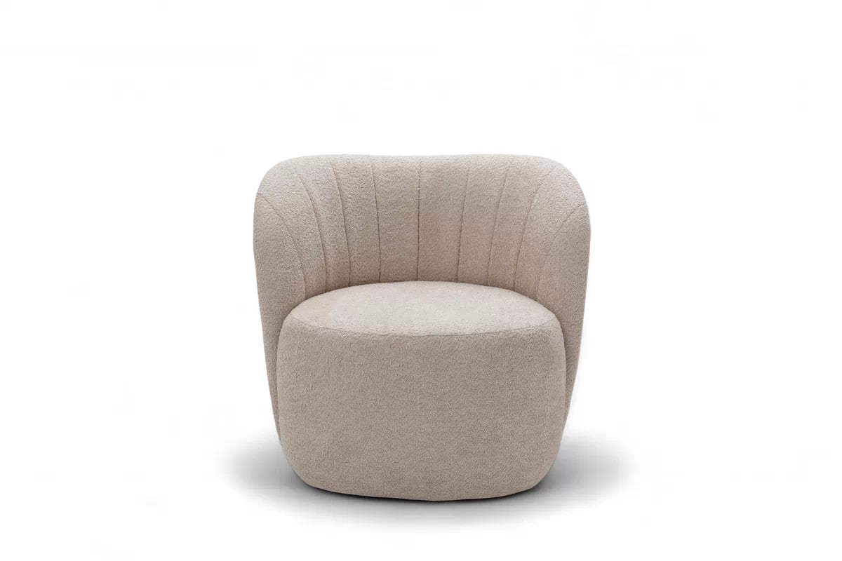 Relaxační křeslo Soya - béžová bouclé Catch Me 02 Křeslo čalouněná Soya - béžová boucle Catch Me 02