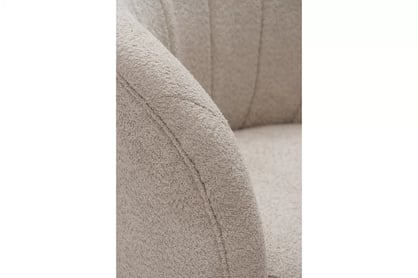 Relaxační křeslo Soya otočné - béžová bouclé Catch Me 02 Křeslo čalouněná Soya obrotowy - béžová boucle Catch Me 02