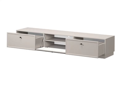 skříňka RTV Lorini 200 cm se zásuvkami - kašmír / černá Úchytky - Omezená nabídka z expozice skříňka RTV Lorini 200 cm se zásuvkami - kašmír / černá Úchytky - Omezená nabídka z expozice