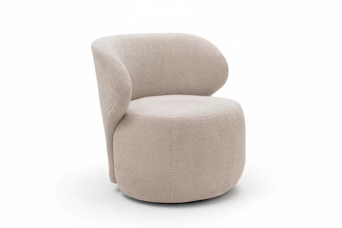 Odpočinkové křeslo Cocoon - béžová bouclé Catch Me 02 Křeslo čalouněná Cocoon - béžová boucle Catch Me 02