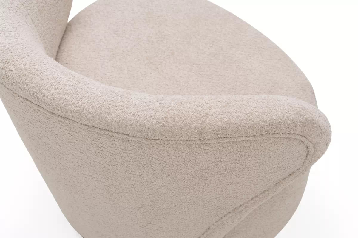 Odpočinkové křeslo Cocoon - béžová bouclé Catch Me 02 Křeslo čalouněná Cocoon - béžová boucle Catch Me 02