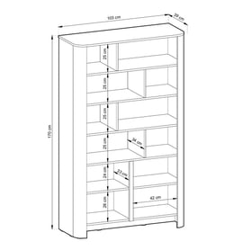Komplet nábytku pro obývacího pokoje Sorrenti II - kašmír / zlatá Komplet nábytku pro obývacího pokoje Sorrenti II - kašmír / zlatá