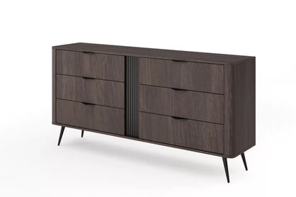 Obývací stěna Edrin IV - dub dunin / černá Komplet nábytku pro obývacího pokoje Edrin IV - dub dunin / černá