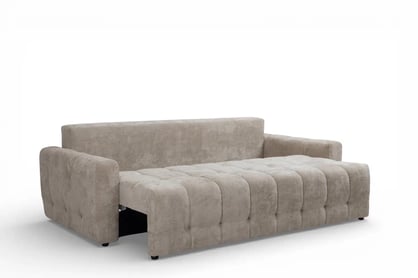 Rozkládací pohovka Calvero - béžový pletený Kiara 852 Pohovka Calvero rozkládací - béžová plecionka Kiara 852