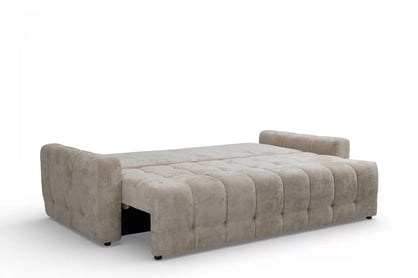 Rozkládací pohovka Calvero - béžový pletený Kiara 852 Pohovka Calvero rozkládací - béžová plecionka Kiara 852