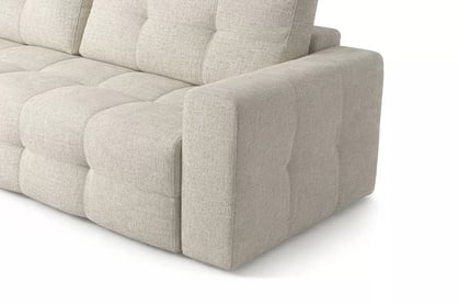 Pohovka Lumaro s rozkládací funkcí - světlý béžový šenil Vibe 06 Pohovka Lumaro rozkládací - béžová šenil Vibe 06